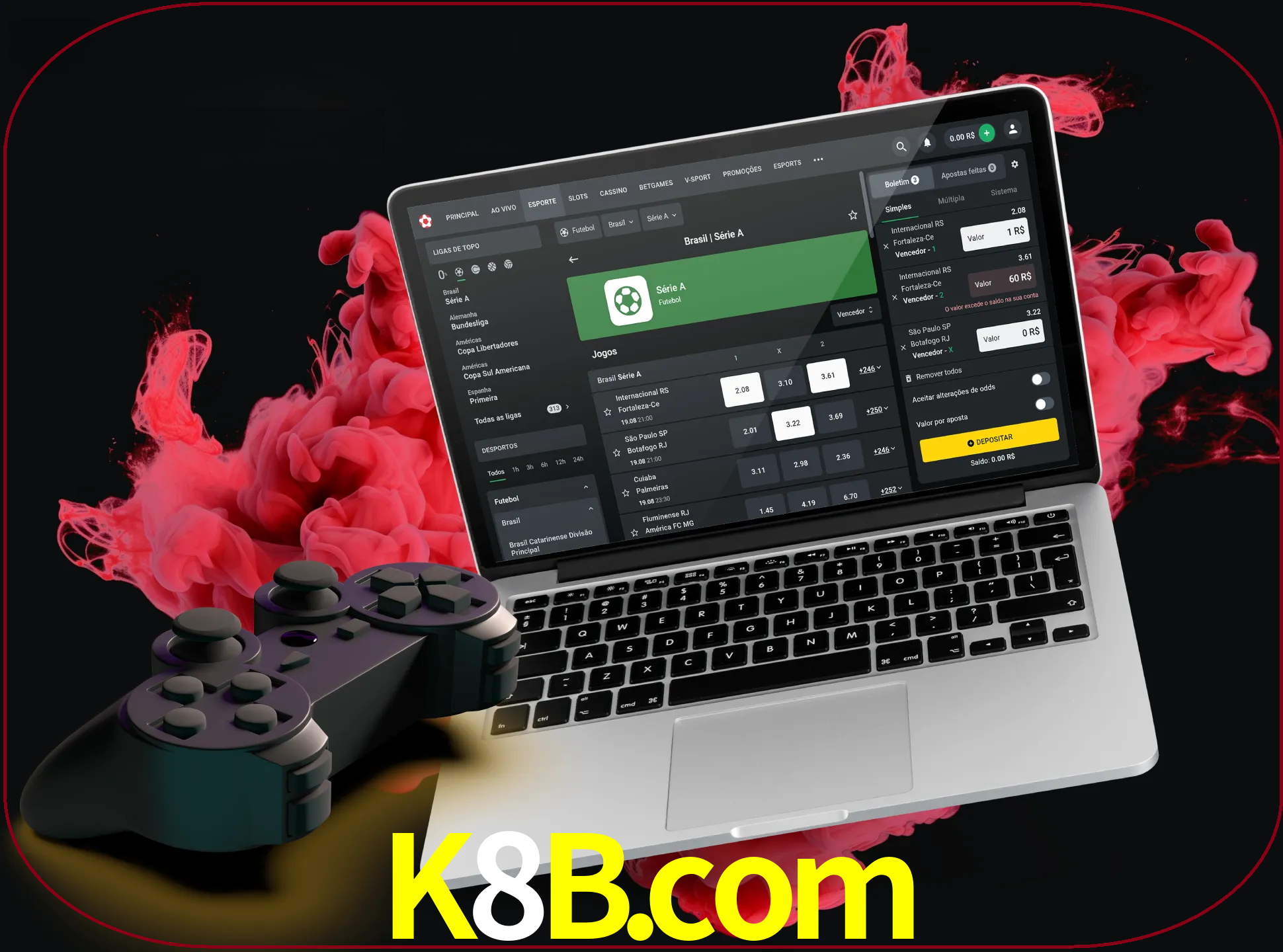 Visite a secção especial de jogos de vídeo em k8b para descobrir em que jogos pode apostar e ganhar muito dinheiro.