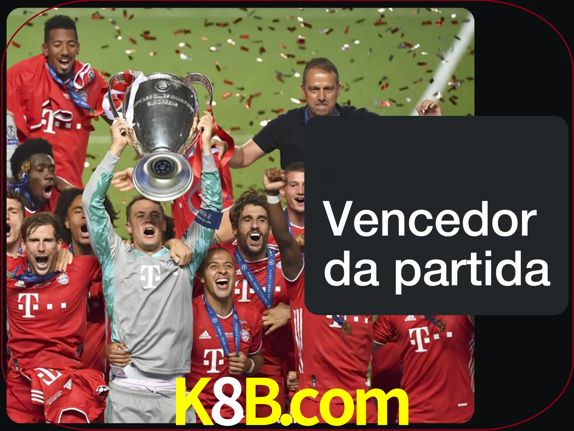 Aposte no vencedor e ganhe uma grande quantia de dinheiro.